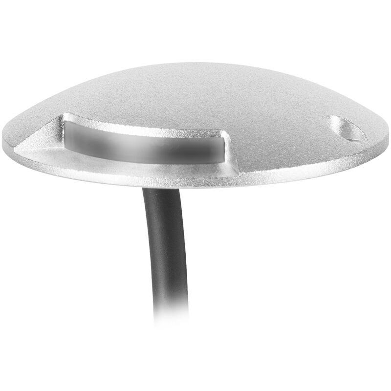 Way - Foco Empotrable led de Suelo y Pared Luz Cálida 3000K Aluminio de Color Gris para Exterior