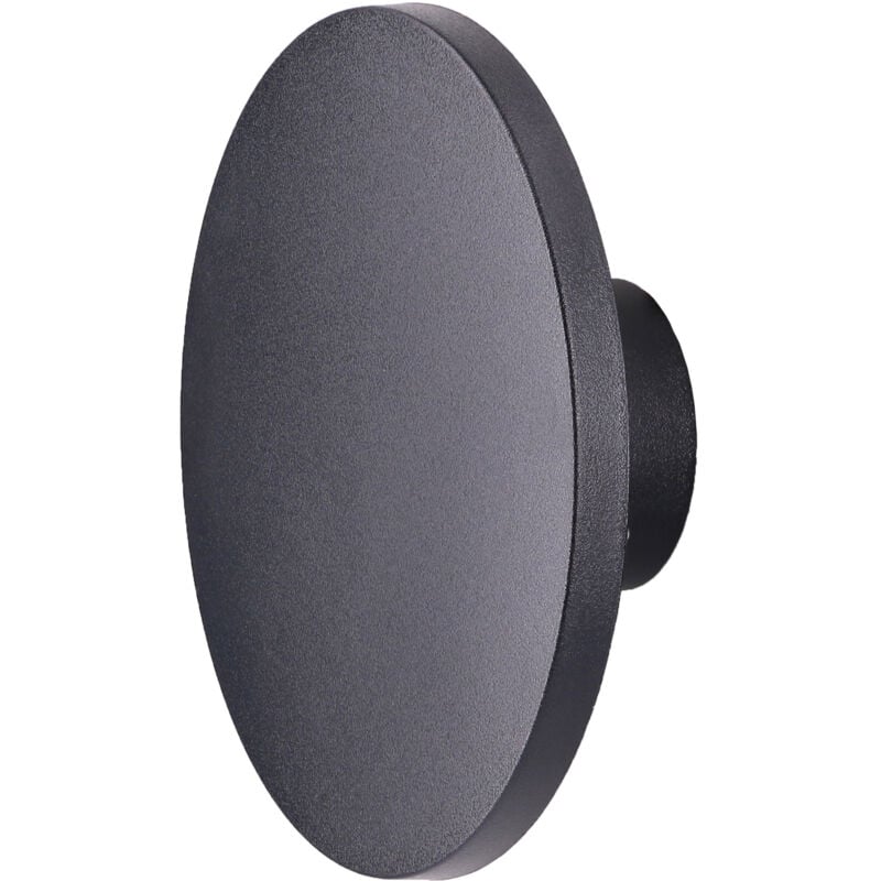 

Yika - Aplique Led Exterior Circular Para Jardín Y Terraza - Luz Indirecta Con Ef - Negro - Forlight