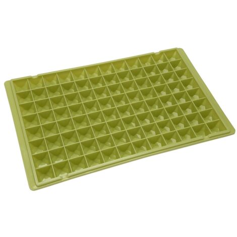 Form für Eisquadrat-Hersteller, Eisformen, Tablett, Silikon-Formtypen, freundlicher Hohlraum, kleines Quadrat, grün