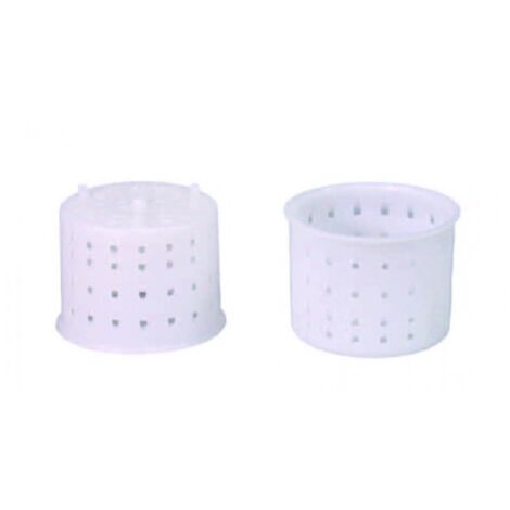 Forma monodose per formaggio caciotta gr.80 - Ø superiore cm.5,7 - Ø inferiore cm.5,3x4,6h. - 30 pz