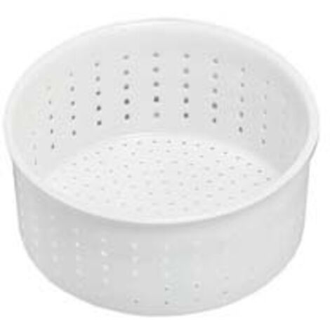 FORMA PER FORMAGGIO CACIOTTA- - gr.1000 - ø sup. cm.14,5 - ø inf. cm.12,8x7,3h. - 10 pezzi