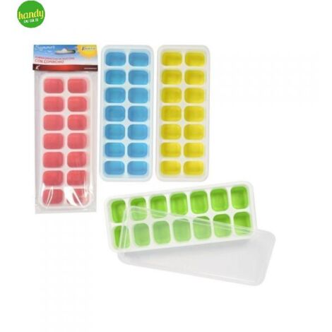 Forma Per Ghiaccio Kasaviva con Coperchio Colori Assortiti