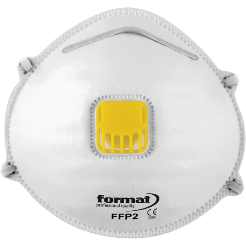 Atemschutzkonturmaske mit Ventil, FFP2 - Format