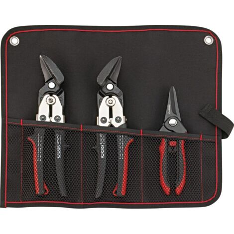 FORMAT Blechscherensatz 3-teilig in Rolltasche