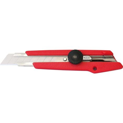 FORMAT Cuttermesser mit Rädchen 18mm Kunstoffgehäuse 3 Abbrechklingen