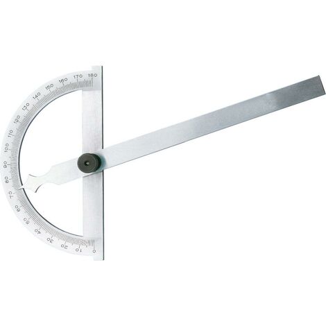Gradmesser 90 x 150 mm aus Edelstahl 0-180 Grad Winkelmesser 