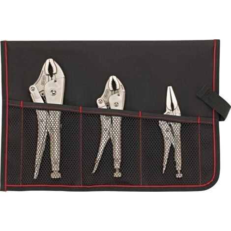 FORMAT Gripzangensatz 3 teilig in Rolltasche