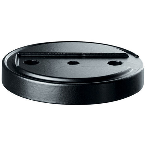 Format Grundplatte zu Bodentürstopper Ø 70mm Höhe 10mm Silikon schwarz