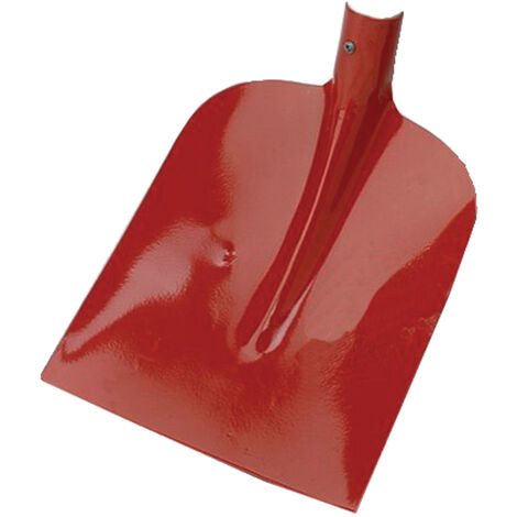 FORMAT Holsteiner Schaufel IMPORT gehärtet rot ohne Stiel pulverbeschichtet