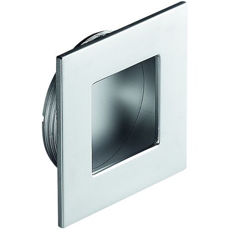 Format Muschelgriff "Inn" Zink Edelstahloptik L50mm W50mm