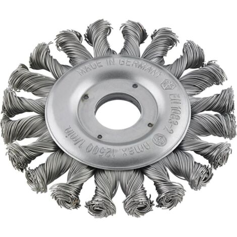 FORMAT Rundbürste gezopft Stahl rechts/links 115x0,5mm