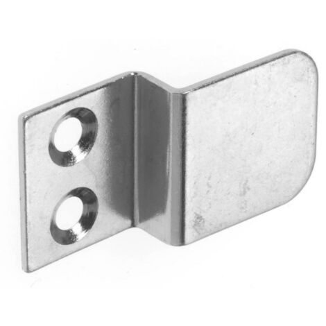 Format Schließblech gekröpft für Doppeltürschloss, 347x10x8 mm, verzinkt