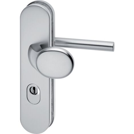 Format Schutz-Langschild-Wechselgarnitur ES 1 15mm oval L-Form 10/92 ZA ER matt