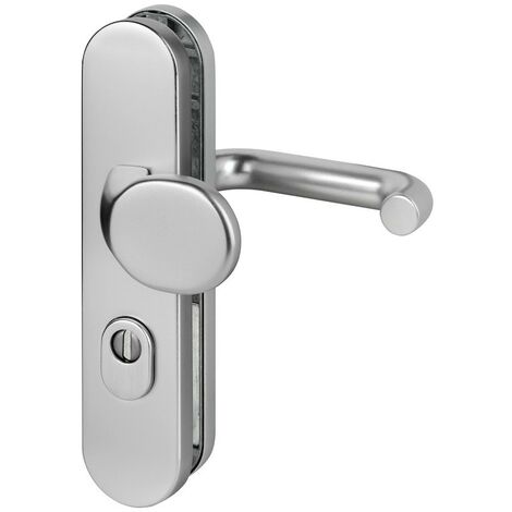 Format Schutz-Langschild-Wechselgarnitur ES 1 15mm oval U-Form 8/72 ZA Alu F1