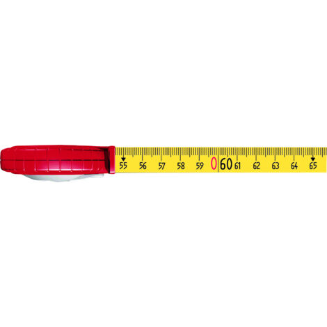 FORMAT Stahlbandmaß polyamidbeschichtet 30mx13mm gelb