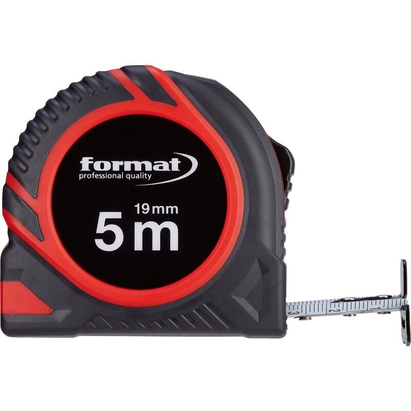 Taschenbandmaß weiß 5 m x 19 mm - Format