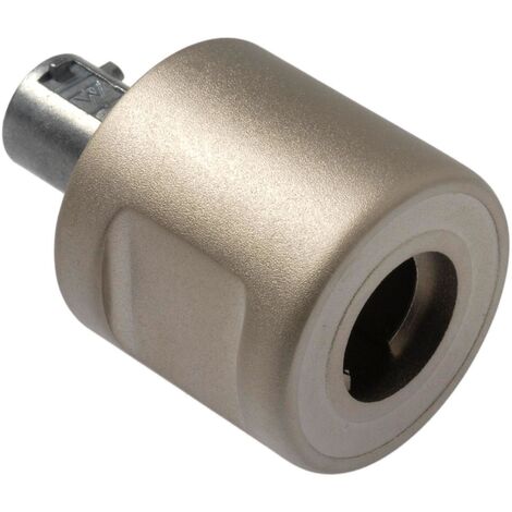 Format Zylinder Drehgriff links, bis TS=22 mm, matt vernickelt