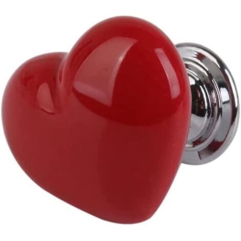 forme De Coeur Boutons De Meuble Cramique Bouton De Meuble, Poignes Cramiques De Tiroir Boutons De Porte Dcoration Pour Chambre D'enfants