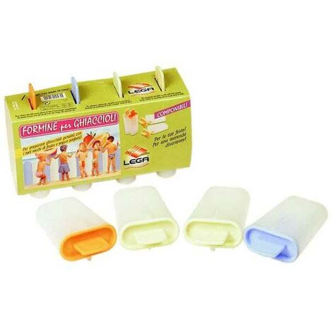 Forme pour glaces et esquimaux, lot de 4, en alliage