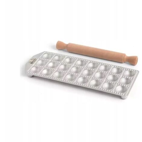 FORME RAVIOLI ROND MARCATO, 24 PCS. + ROULEAU