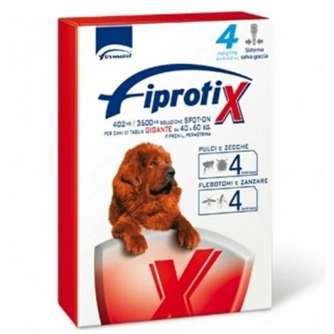 Formevet Dog Fipratix 40-60 Kg  - Formevet Dog Fipratix 40-60 Kg - Confezione Da 4 Pipette