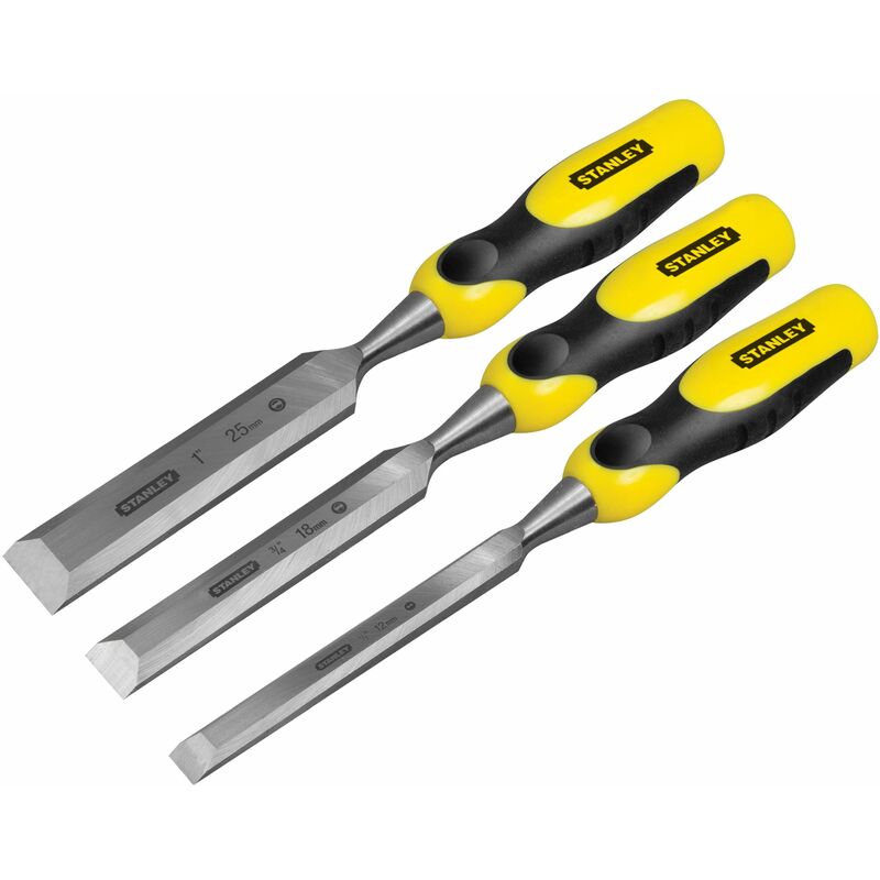 

Stanley ® - Stanley 2-16-883 Juego de formones Dynagrip 3 piezas 12, 18, 25mm