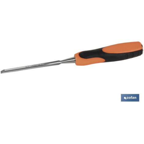 Formón mango bimaterial l-15 mm