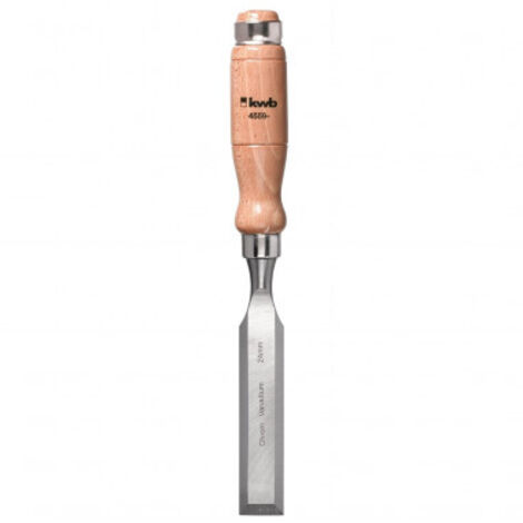 Formón profesional con mango madera 24 mm para tallado KWB