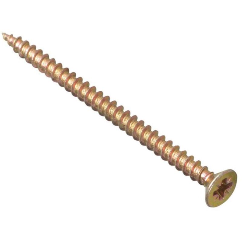 Forgefix - Multi-Purpose Pozi Compatible Screw csk st zyp 4.0 x 75mm Box 100 formp