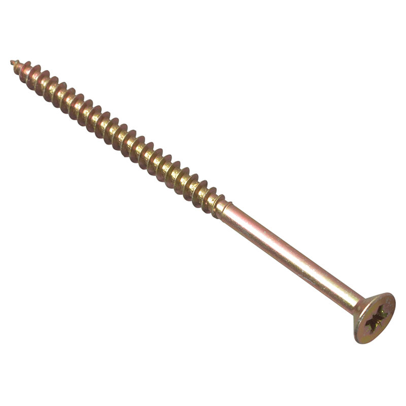 MPS590Y Multi-Purpose Pozi Compatible Screw csk st zyp 5.0 x 90mm Box 100 FORMPS590Y - Forgefix