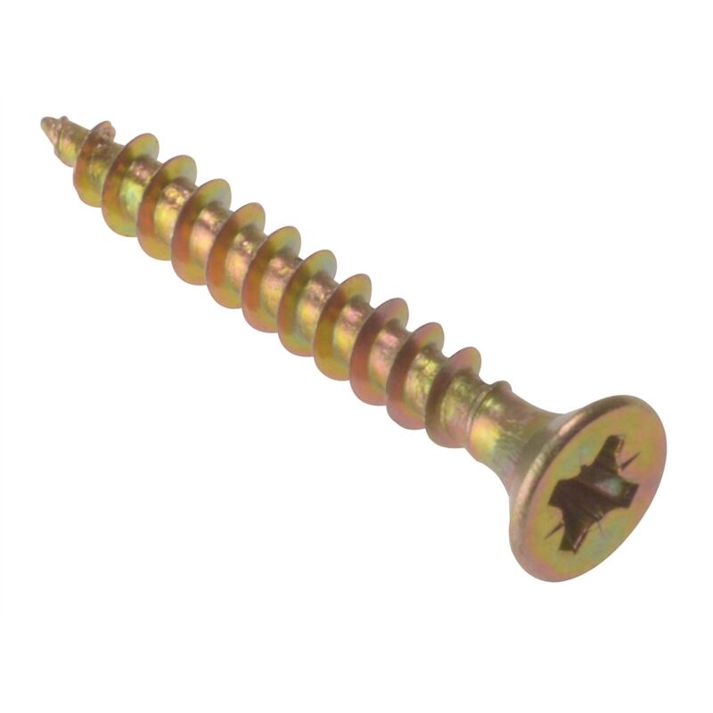 Forgefix - Multi-Purpose Pozi Screw csk st zyp 3.5 x 17mm Box 200 FORMPS3517Y