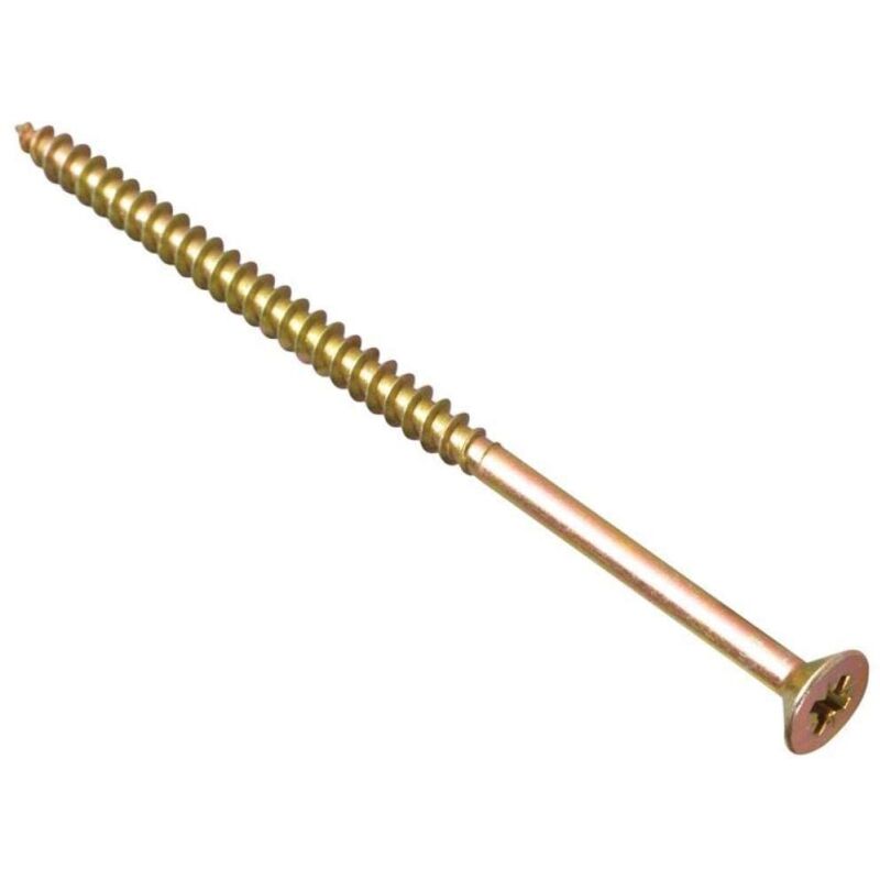 Forgefix - MPS6150Y Multi-Purpose Pozi Compatible Screw csk st zyp 6.0 x 150mm Box 100 FORMPS6150Y