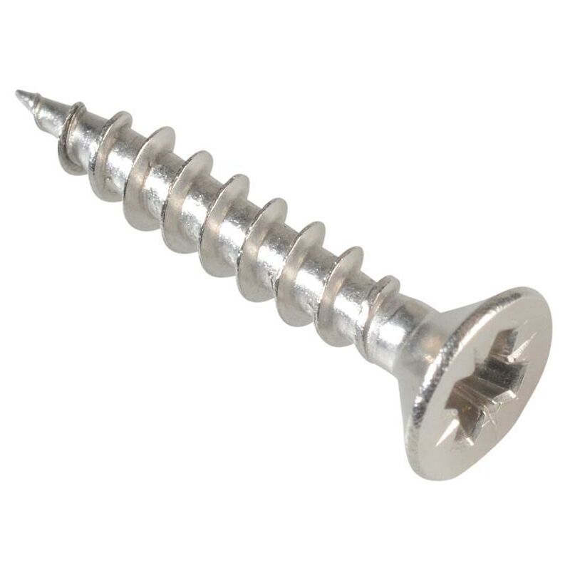 ForgeFix Multi-Purpose Pozi Compatible Screw CSK ST S/Steel 3.5 x 20mm Box 200 FORPOZI3520S