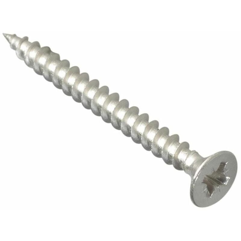 Forgefix - Multi-Purpose Pozi Screw csk st Stainless Steel 4.0 x 40mm Box 200 FORPOZI440S