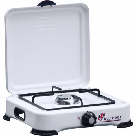 Fornello A Gas 1 Fuoco Con Coperchio Camping Multifire 1