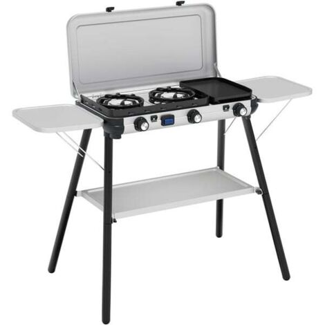 Fornello a gas Campingaz Camping Kitchen 2 Multi Cook Plus Da campeggio 2 fornelli 1800W Bianco/Nero [2213312]