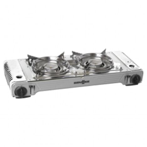 Fornello DEVIL DOUBLE GRILL GRIGIO BRUNNER