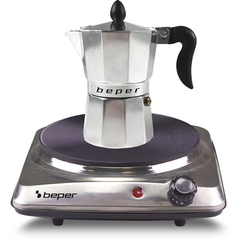 Beper 90.820 Fornello Elettrico In Acciaio Inossidabile Con 5 Livel...