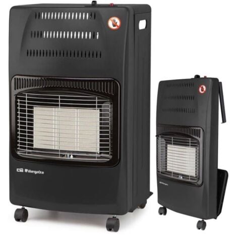 Fornello pieghevole Orbegozo nero, 4200 W, gas butano e/o propano [Classe energetica A].