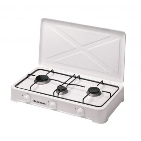 Fornello Ravanson K-03T a gas 3 fornelli 4000W Bianco [K-03T]