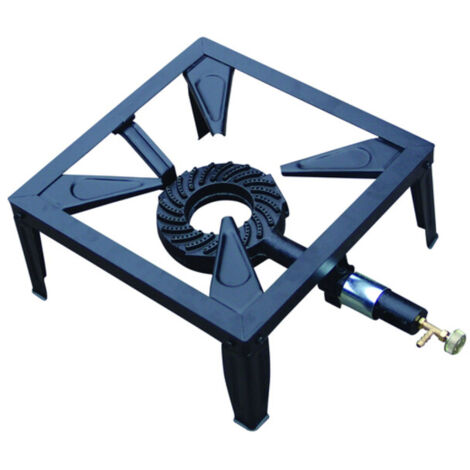FORNELLONE A GAS 40X40  CM POWERFIRE 4- 1,0 pz