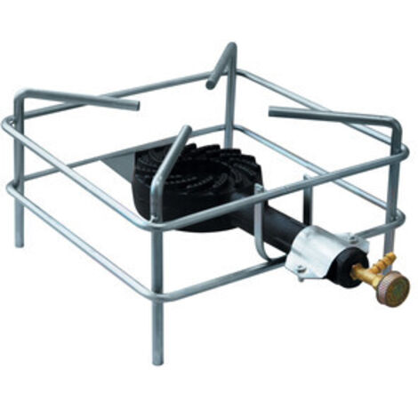 FORNELLONE A GAS FOX 30X30 CM CROMATO- 2,0 pz