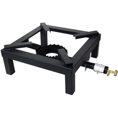 Fornellone a Gas in Acciaio e Ghisa Omologato PALUMBO - 45x45x16,5 cm