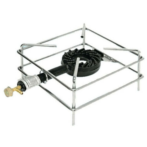 FORNELLONE A  GAS NICHELATO 30X30