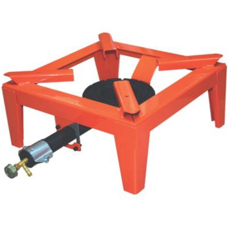 FORNELLONE QUADRO PESANTE BRUCIATORE GHISA - TUBOLARE PIATTO VERN CM 40X40 - 2 pezzi