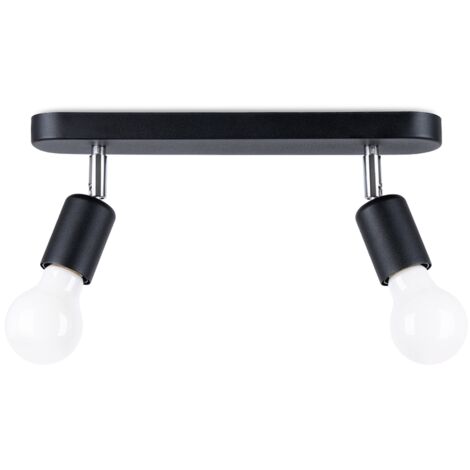 FORNES 2 black ceiling lamp