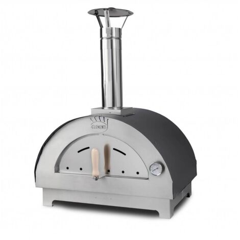 FORNO A LEGNA 60X40 CM CLEMENTINO ANTRACITE