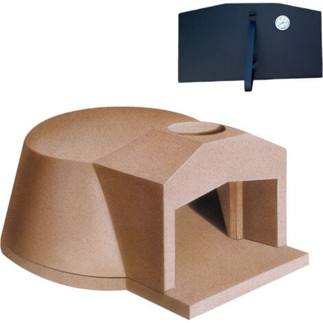 Forno a legna prefabbricato da esterno refrattario pane pizza 96x128x50 cm Ben Cotto VZF-1
