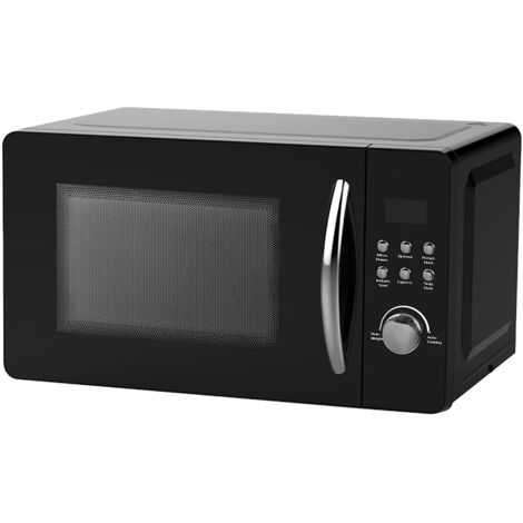 Forno a microonde 1150 watt nero digitale 20lt Grill con 3 Livelli di Cottura Combinata Design Elegante e Moderno