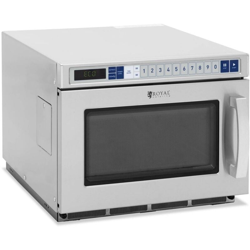 Image of Royal Catering - Forno a microonde acciaio inox Timer 3000 w 17 l